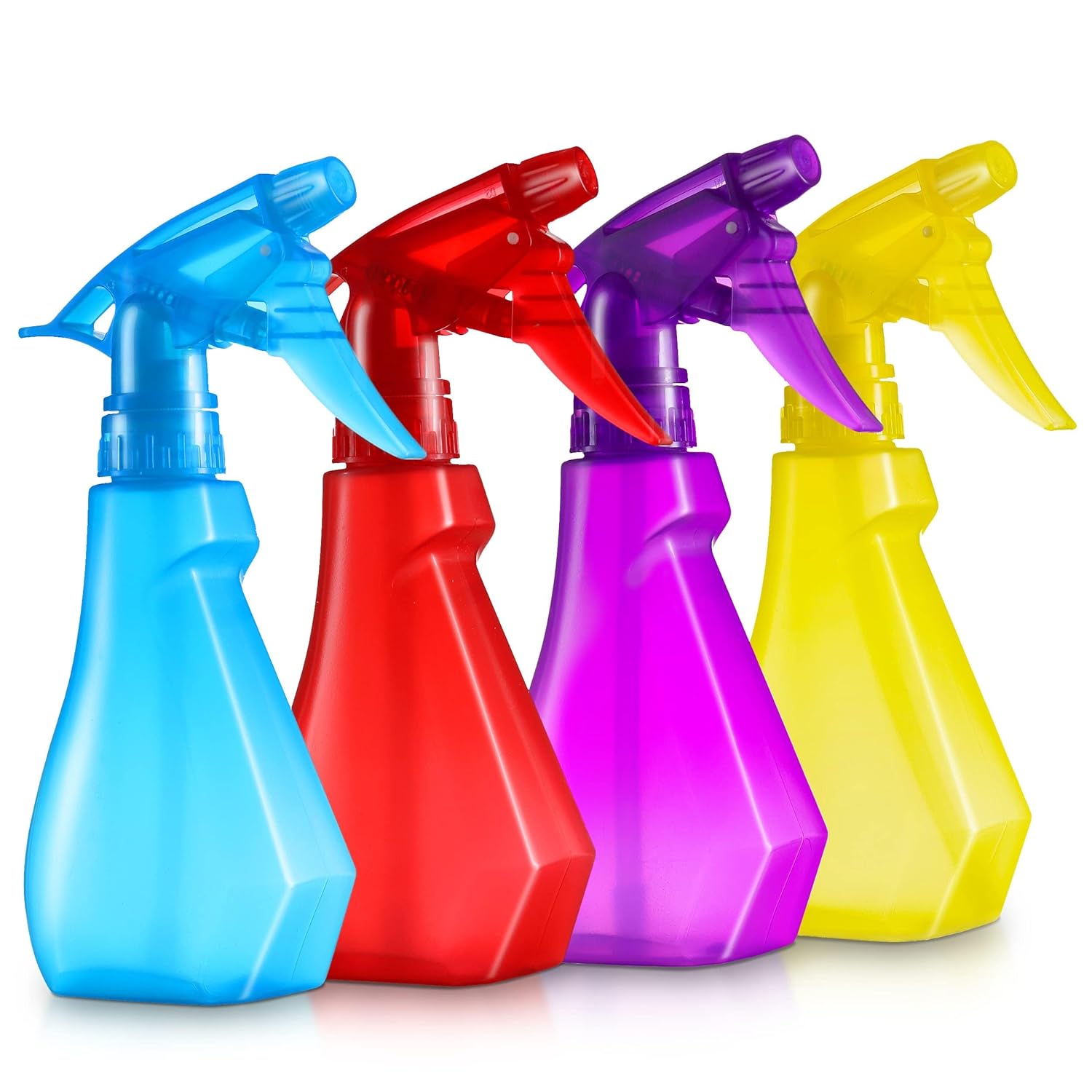 Colored spray bottles